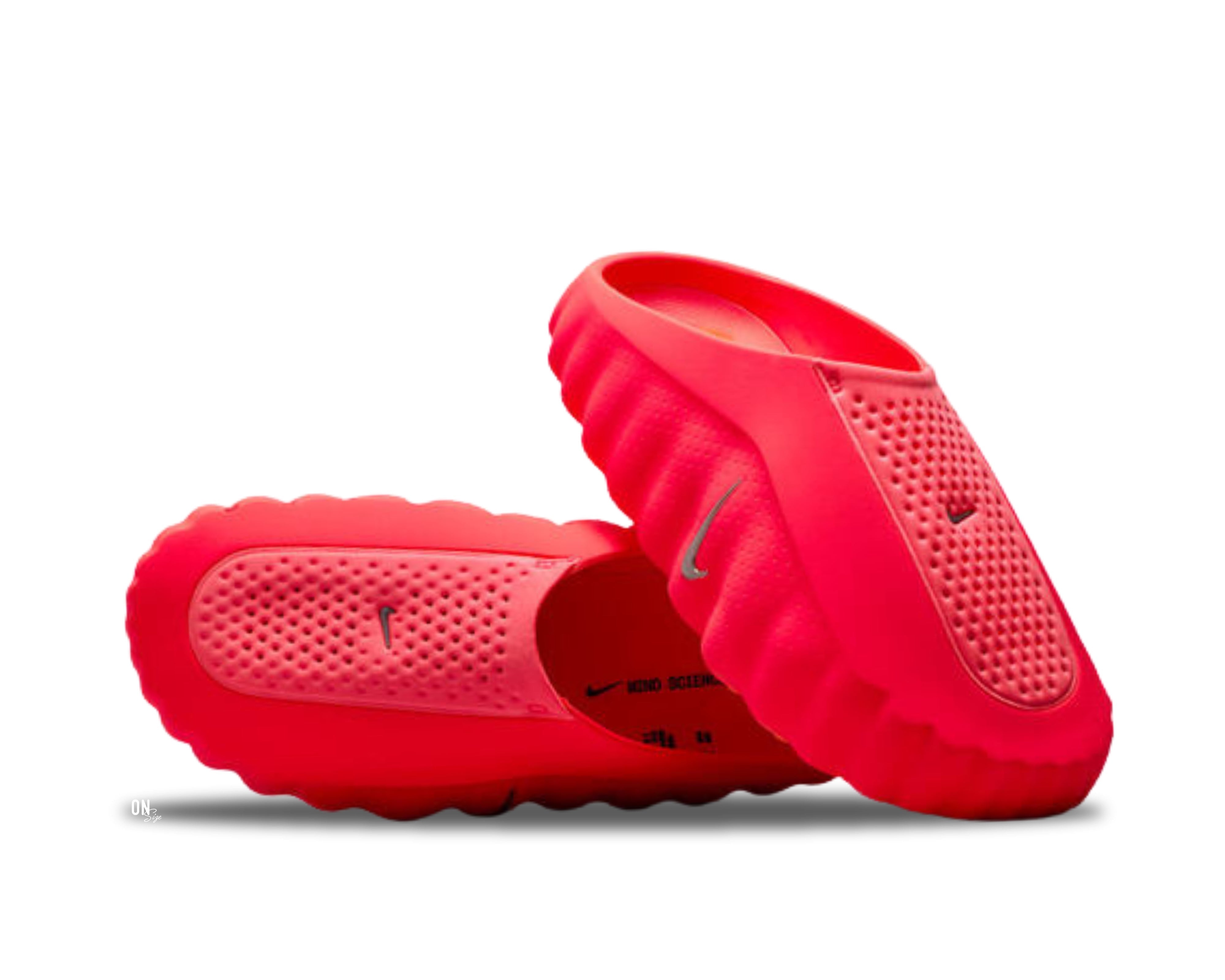 M*み様 Nike Mind 001 Mules Solar Red 27 Nike Mind 001 Slide Solar Red