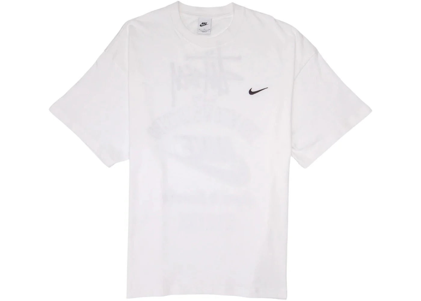 Nike x Stüssy The Wide World Tribe T-Shirt White Nike x Stüssy The Wide World Tribe T-Shirt White