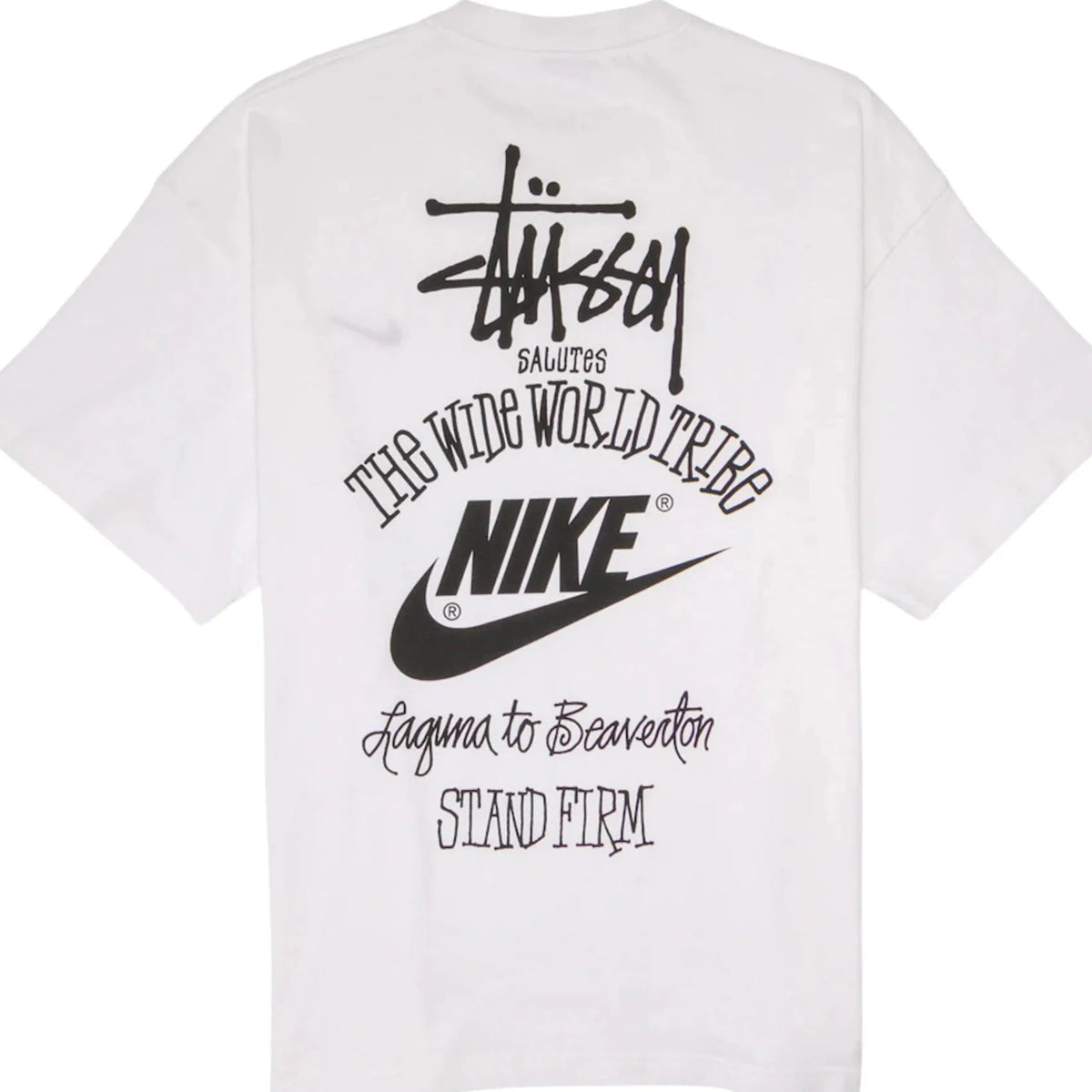 NIKE×STUSSY Nike x Stüssy The Wide World Tribe T-Shirt White