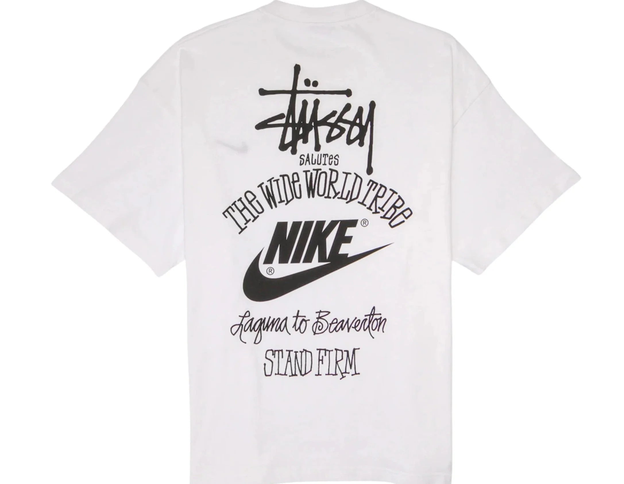 Nike x Stüssy The Wide World Tribe T-Shirt White