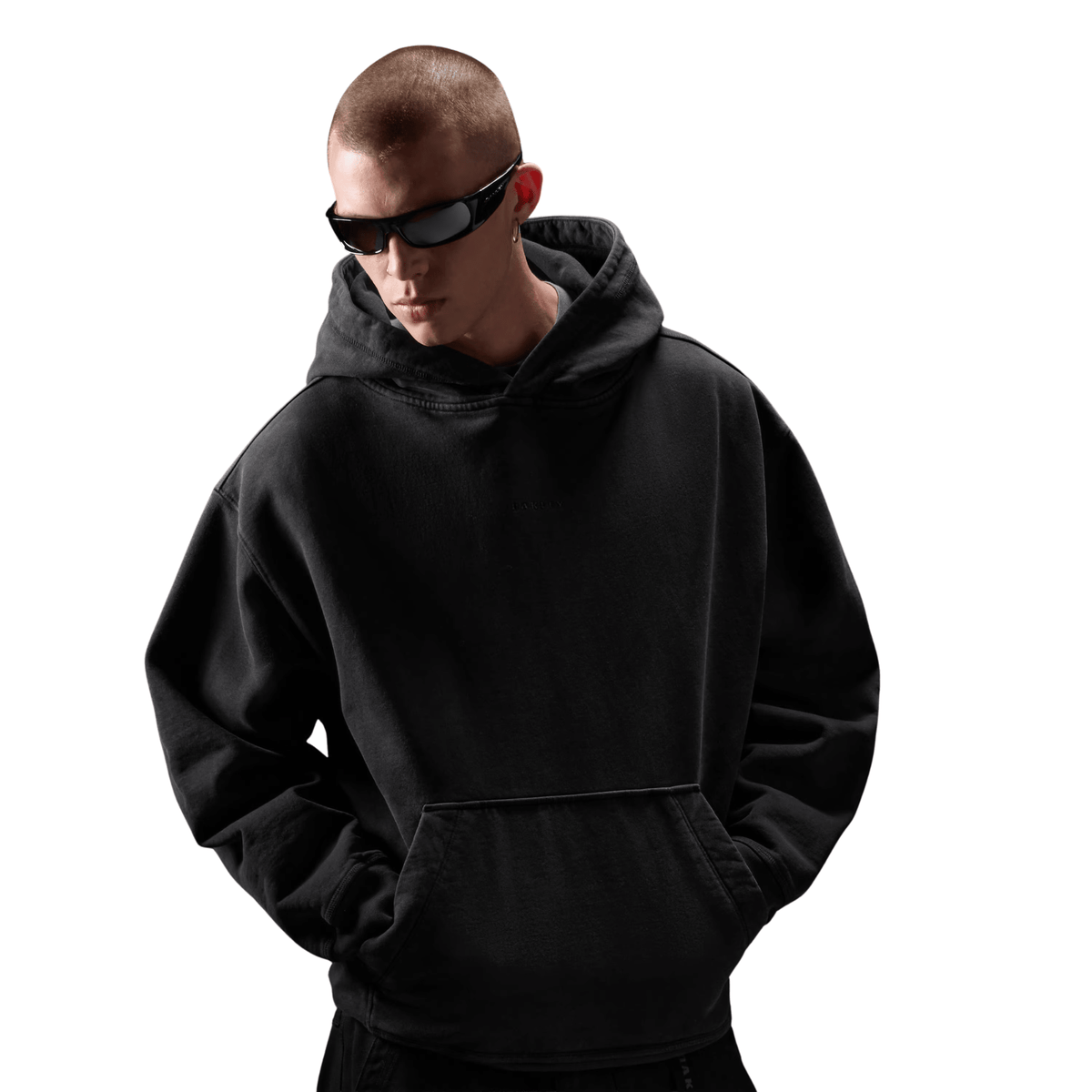 Oakley Echo Mod Embroidered Hoodie Pitch Black - OnSize