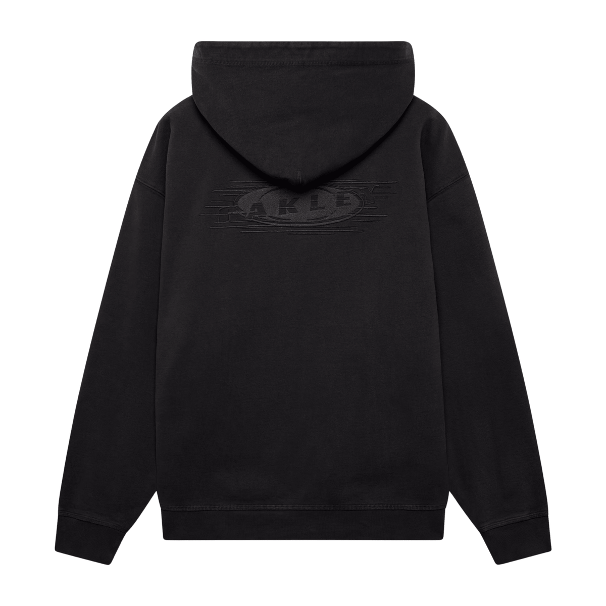 Oakley Echo Mod Embroidered Hoodie Pitch Black - OnSize