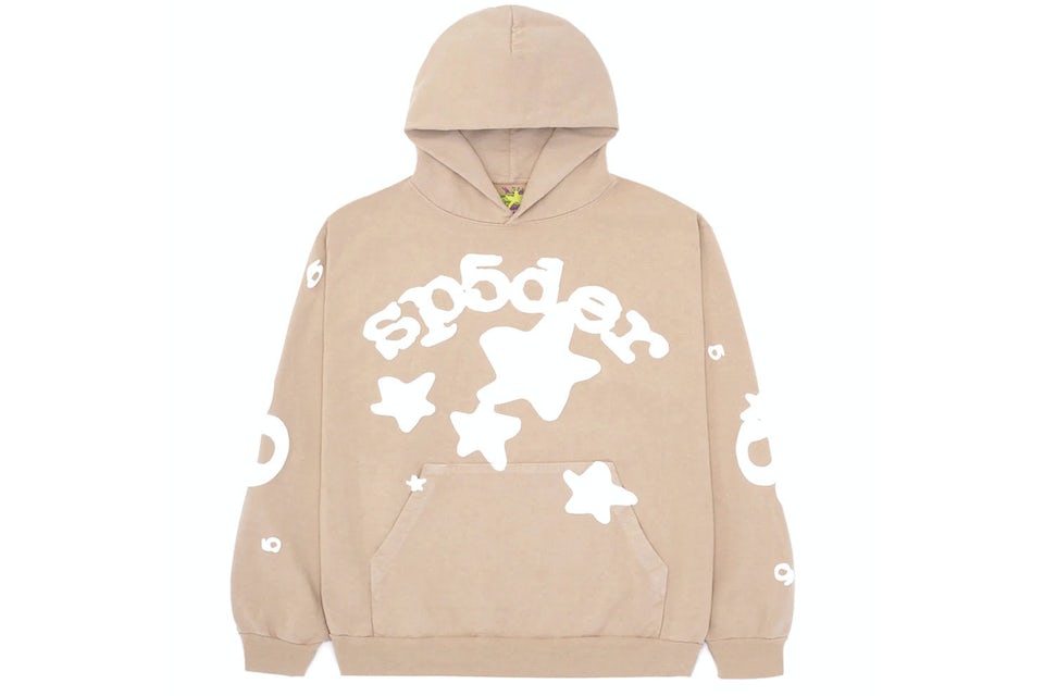 Sp5der Beluga Hoodie Sand - OnSize