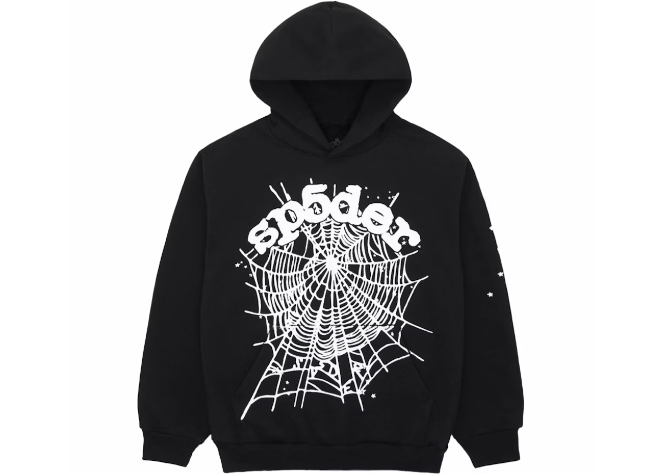 Sp5der OG Web Hoodie Black - OnSize