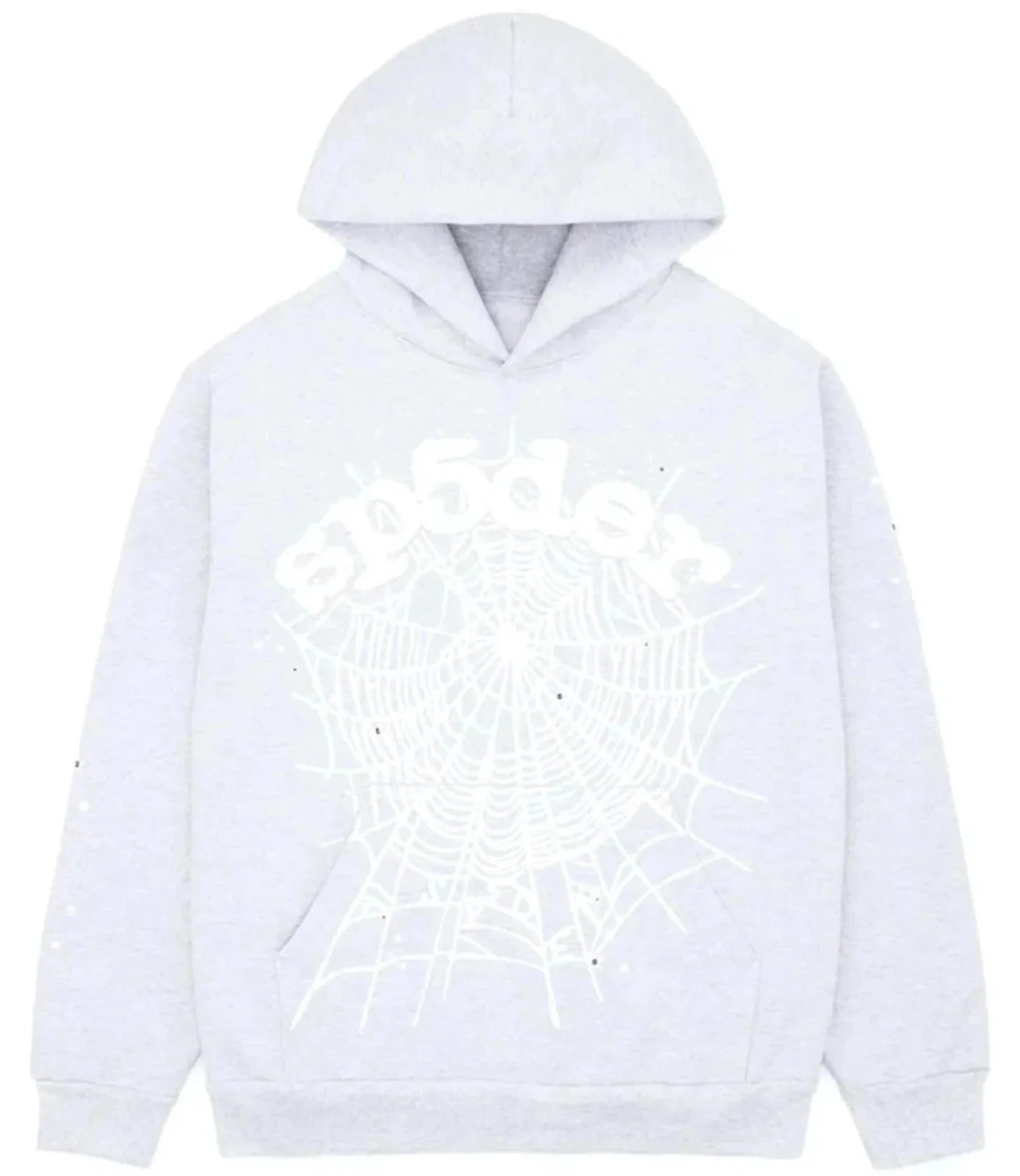 Sp5der OG Web Hoodie Heather Grey - OnSize