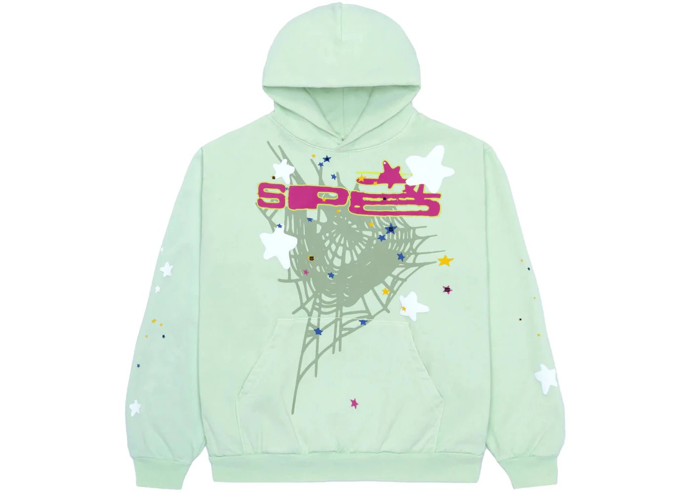 Sp5der SP5 Mint Hoodie Mint - OnSize