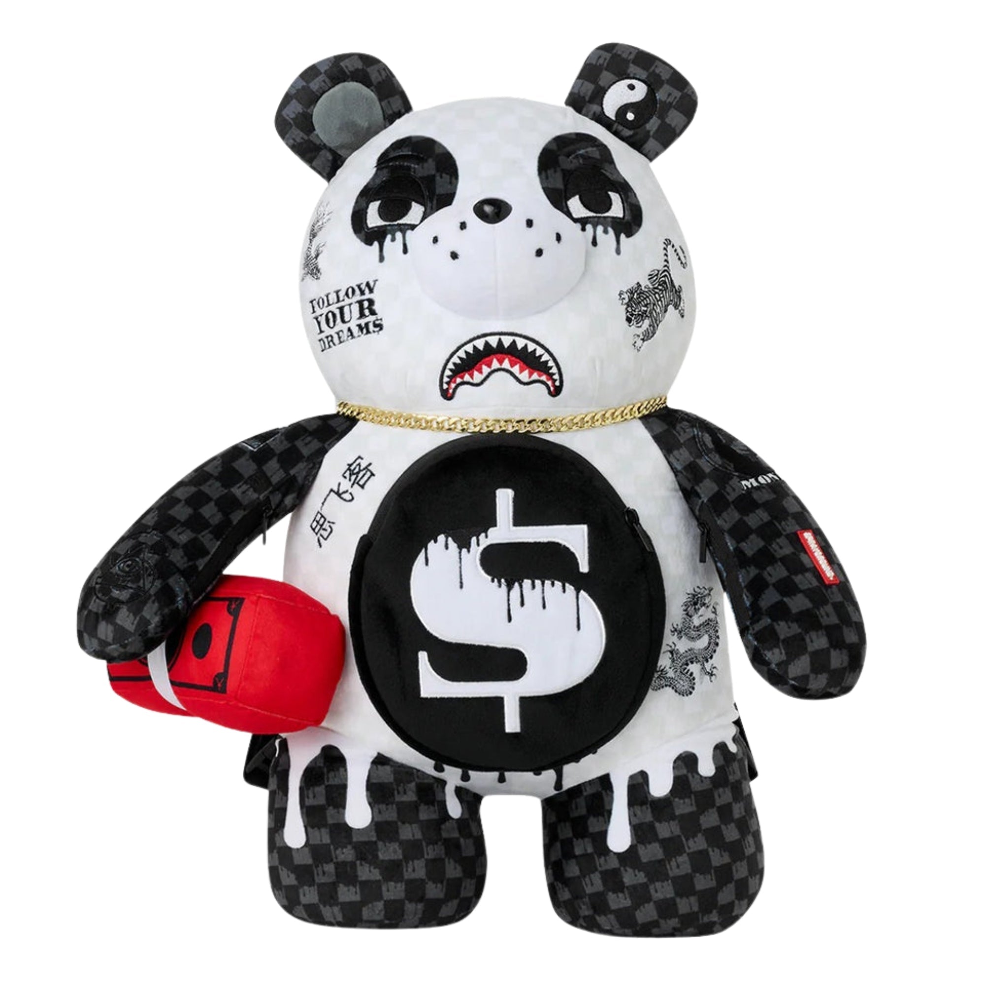 Sprayground Drippy Panda Moneybear Backpack - OnSize