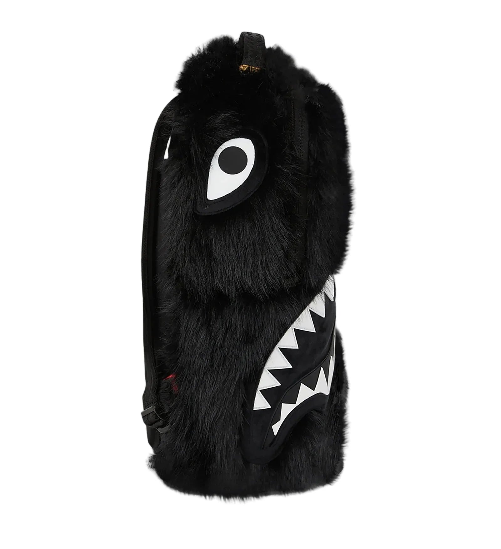 Sprayground Fur Cray Black Backpack - OnSize