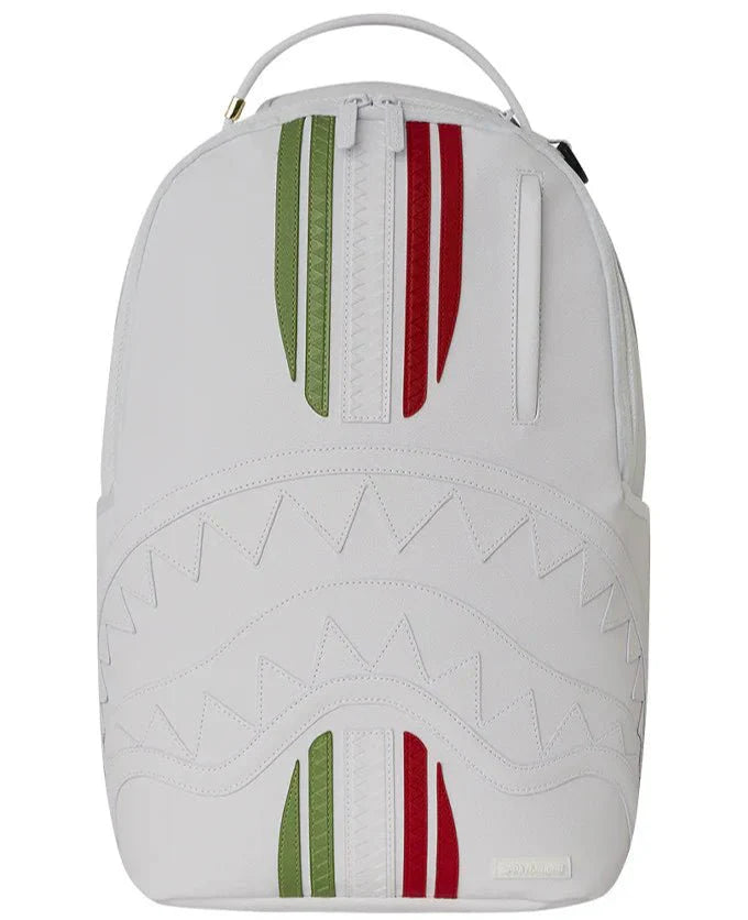 Sprayground Italy Racing White Backpack - OnSize