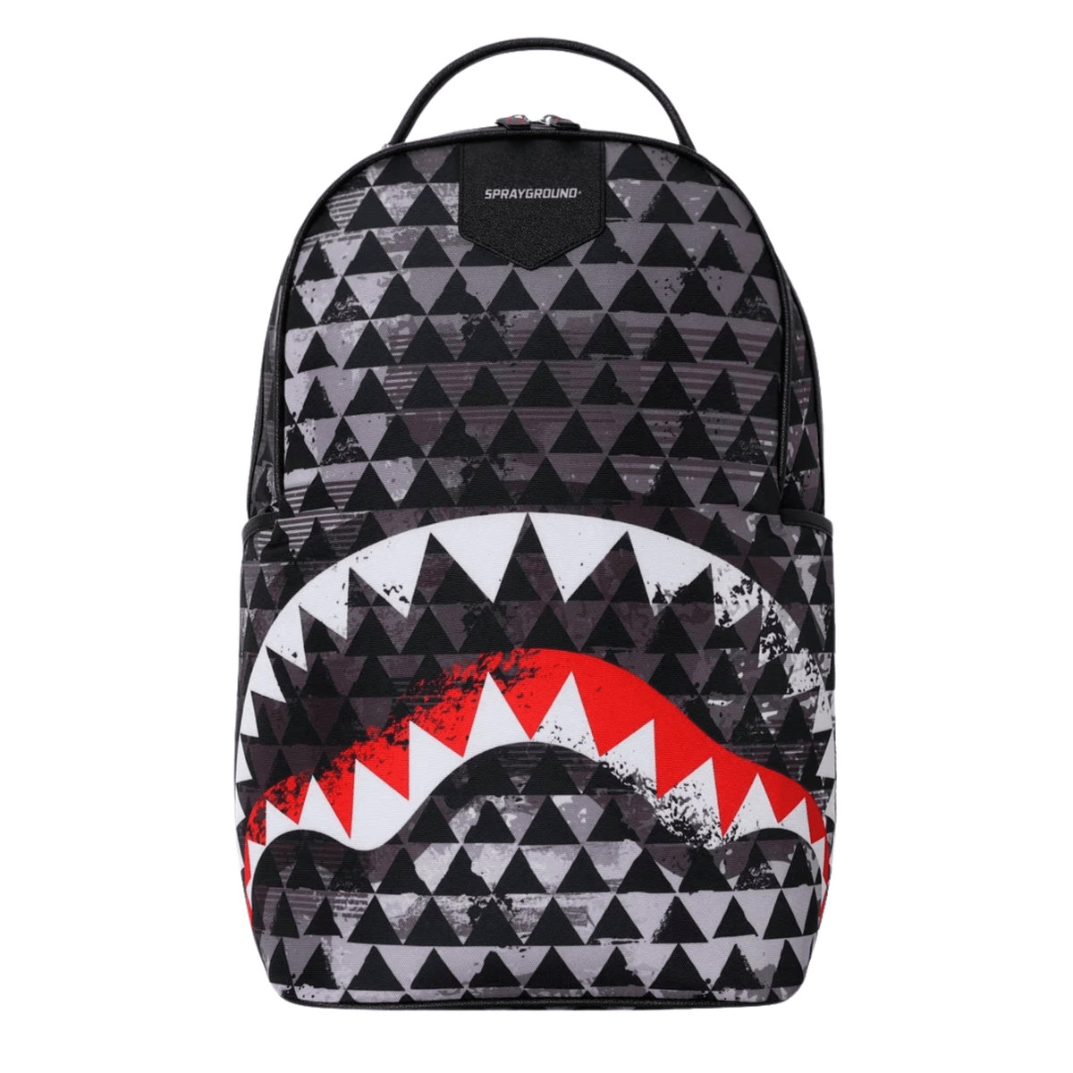 Sprayground Kahuku Niho Mano Grey Black Backpack - OnSize