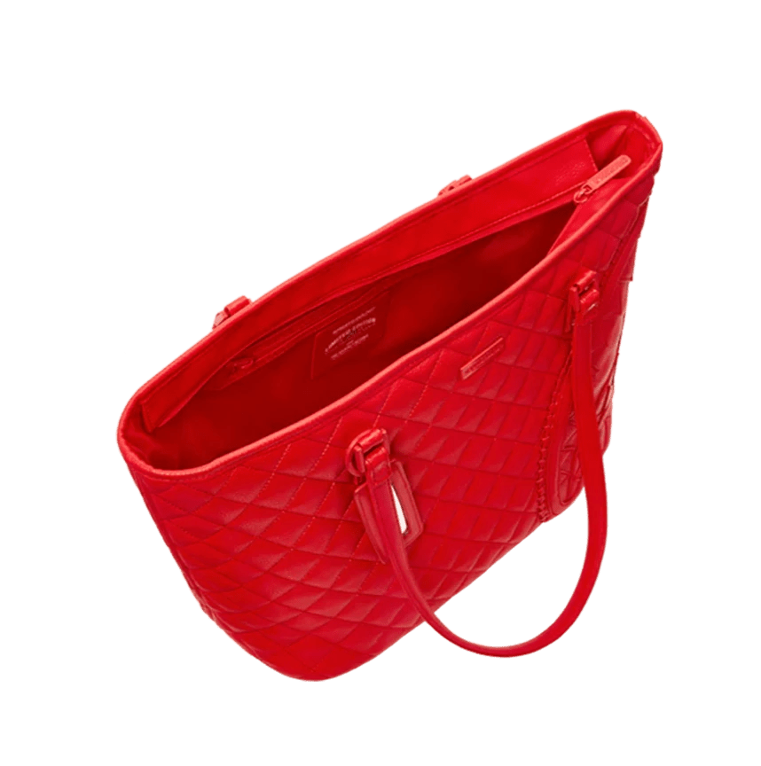 Sprayground Red Riviera Tote Bag - OnSize