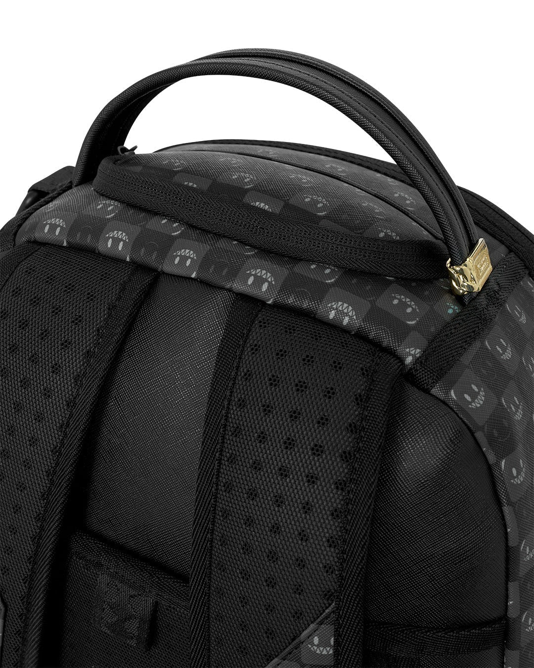 Sprayground Sharks In Paris WTF Bubbly Black Check Backpack - OnSize