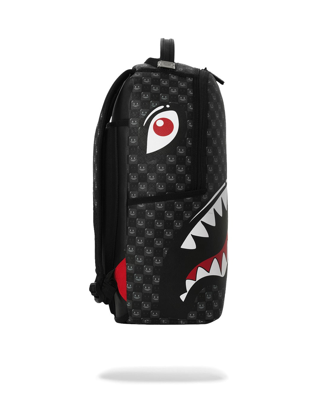 Sprayground Sharks In Paris WTF Bubbly Black Check Backpack - OnSize