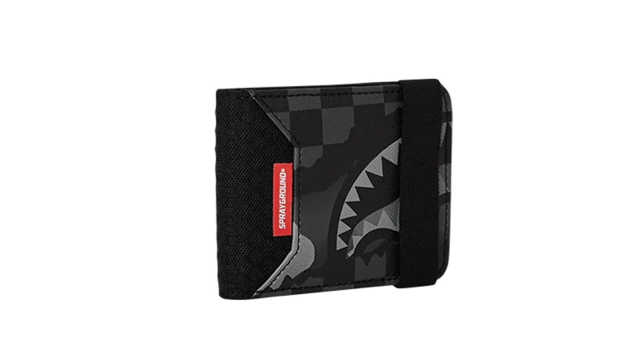 Sprayground Split Up Camo Tear Wallet - OnSize