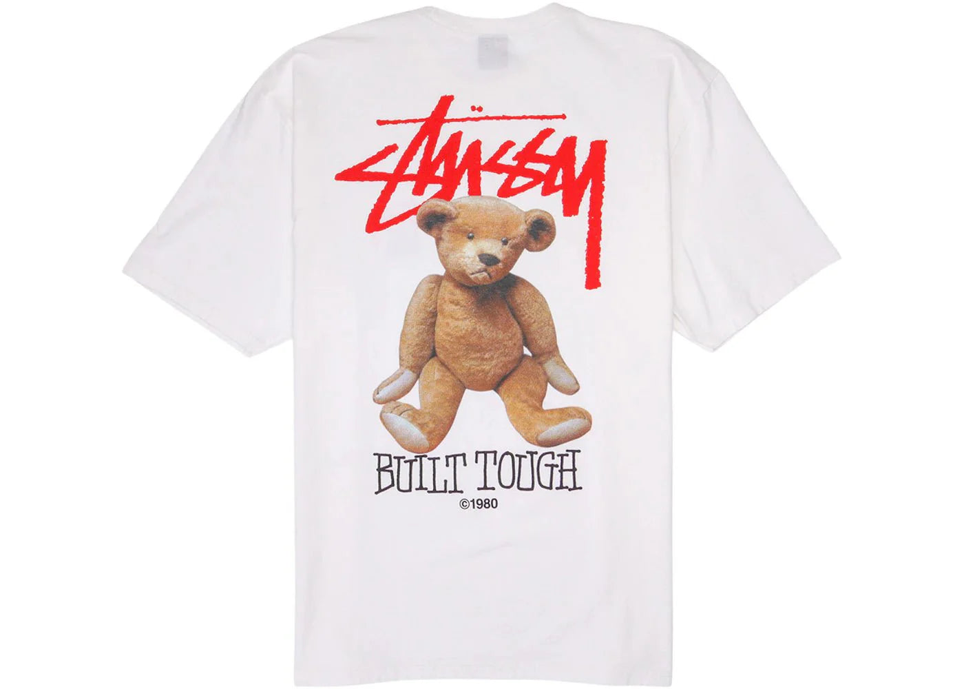 Stussy Built Tough Tee White - OnSize