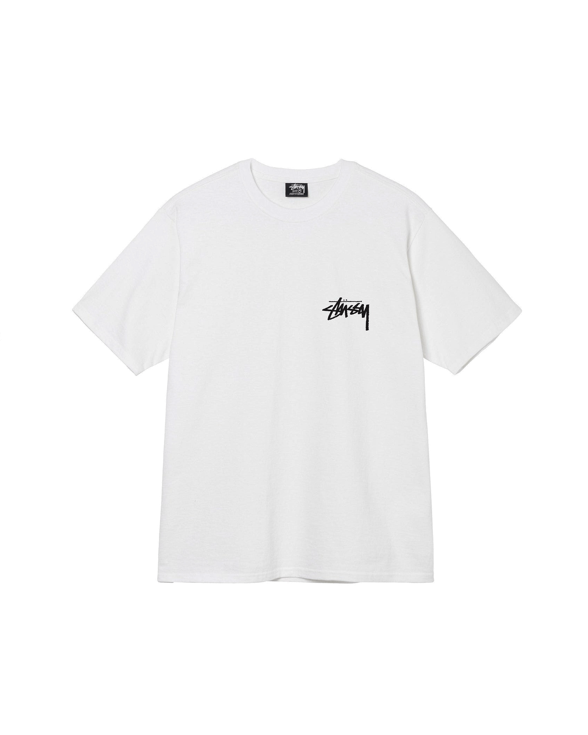 Stussy Fuzzy Dice Tee White - OnSize