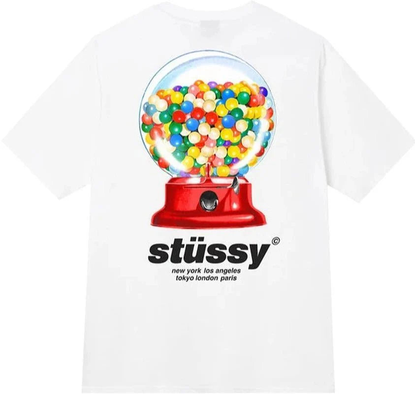 Stüssy Gumball Tee White - OnSize