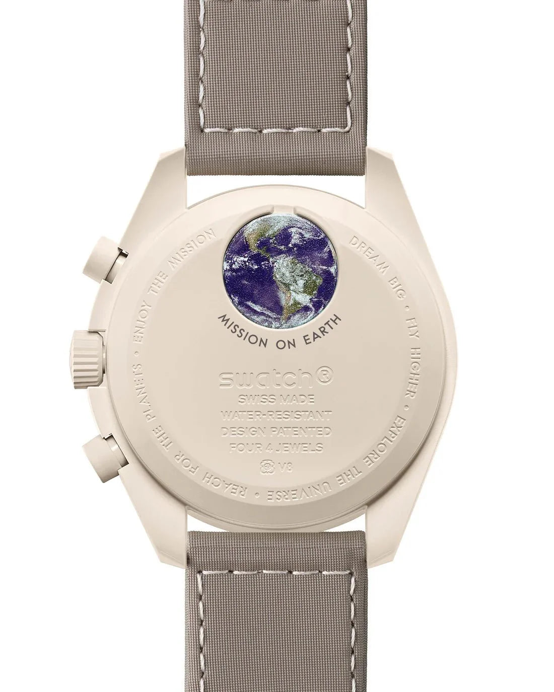 Swatch x Omega Bioceramic Moonswatch Mission On Earth Desert - OnSize