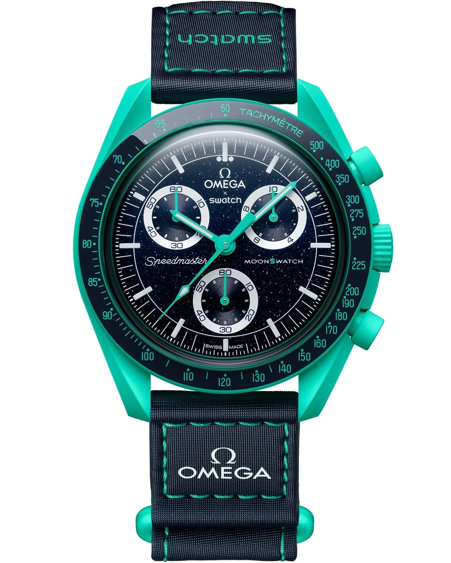 Swatch x Omega Bioceramic Moonswatch Mission On Earth Polar Lights - OnSize