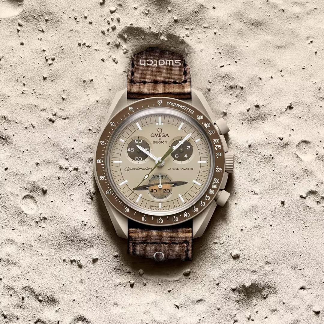Swatch x Omega Bioceramic Moonswatch Mission To Saturn