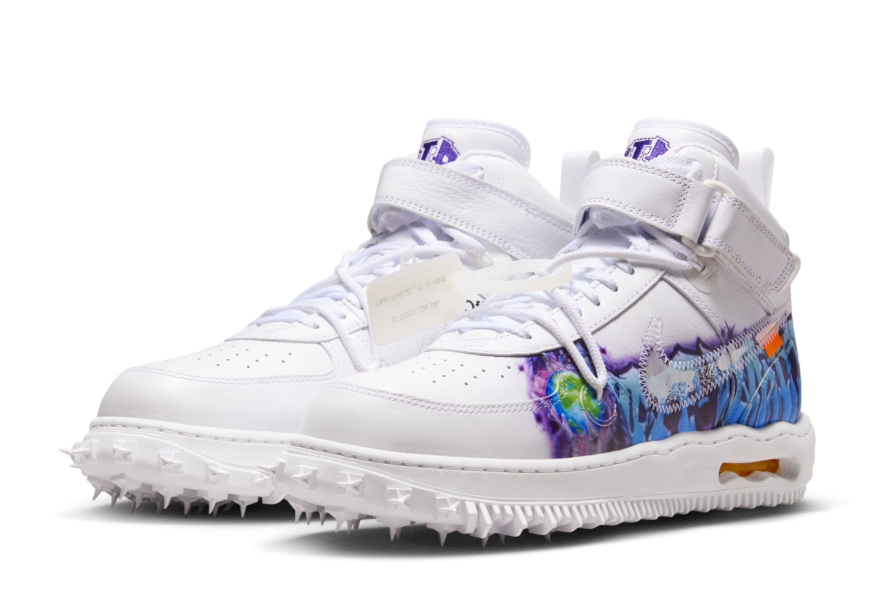 Nike Air Force 1 Mid Off-White Graffiti White - OnSize
